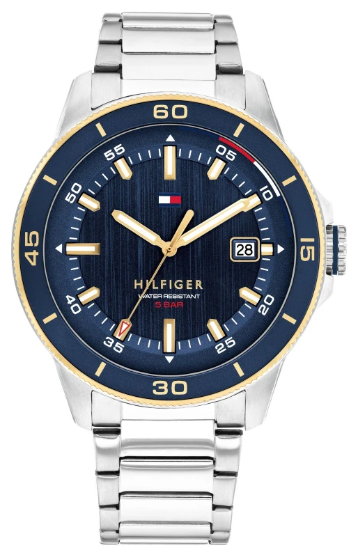 Image of Tommy Hilfiger 1792229 Mens Remy (43mm) Blue Dial / Watch
