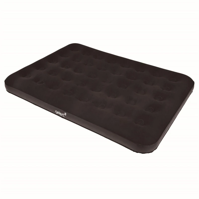 Image of Gelert Flocked Double Airbed Black unisex One Size