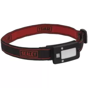 Image of Rechargeable Head Torch with Auto Sensor - 2W COB LED - Micro USB Charging Cable