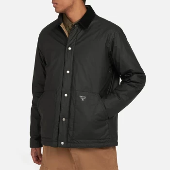 Image of Barbour Beacon Mens Coach Wax Jacket - Black - L