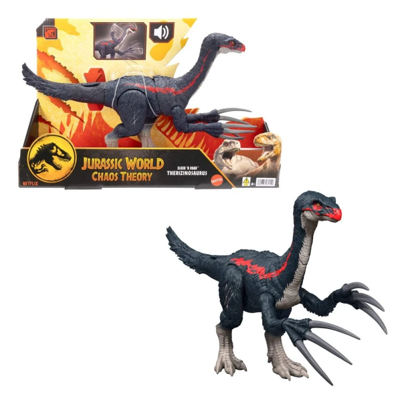 Image of Jurassic World Jurassic World Dinosaur Slash N Roar Therizinosaurus Figure