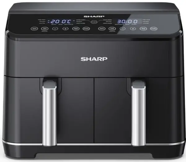 Image of Sharp AF-GD82AU-B 1650W 8L Dual Digital Air Fryer
