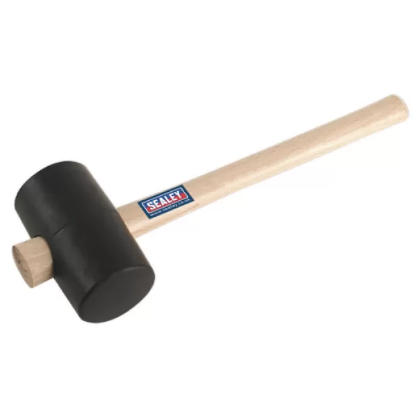 Image of Genuine SEALEY RMB175 Rubber Mallet 1.75lb Black