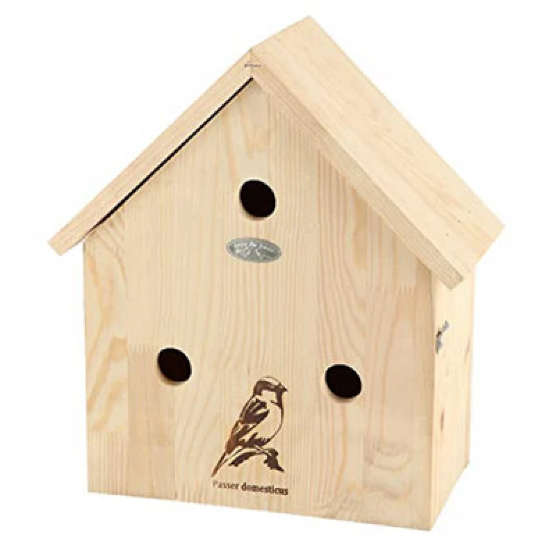 Image of Fallen Fruits Bird House Sparrow Silhouette Fsc 100%