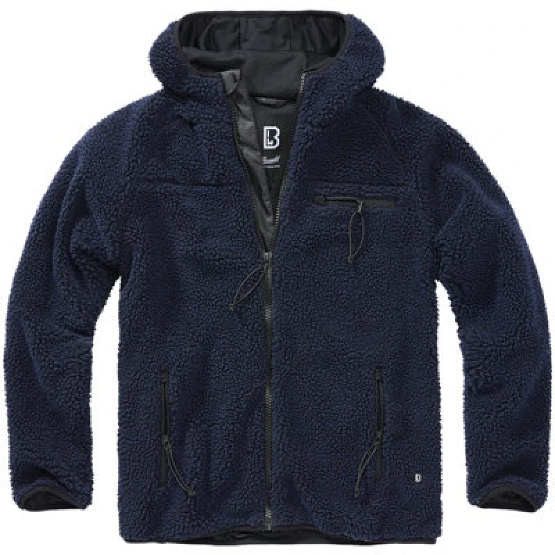Image of Brandit Teddyfleece Worker Jacket Navy Size Xx Large