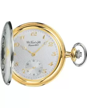 Image of Tissot T-Pocket Savonnette Silver Dial Unisex Pocket Watch T83.8.450.82 T83.8.450.82