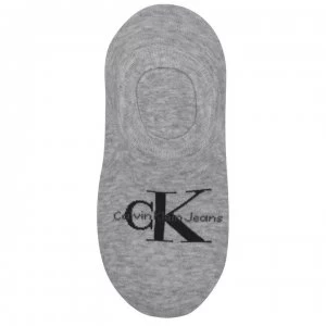 Image of Calvin Klein Mono Logo Trainer Socks - Grey