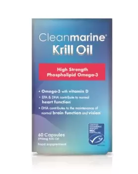 Image of Cleanmarine Krill Oil 60 Capsules