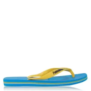 Image of Havaianas Logo Flip Flop - Blue