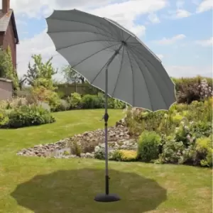 Image of Shanghai 2.7m Grey Parasol With Crank and Tilt