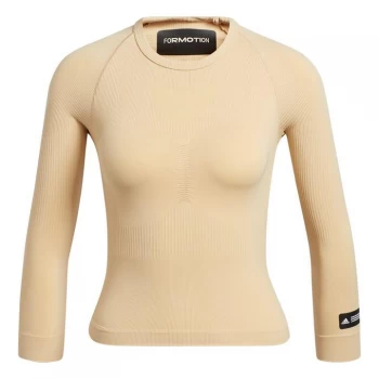 Image of adidas Formotion Cropped T-Shirt Ladies - Hazy Beige