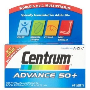 Image of Centrum Advance 50+ Tablets x60