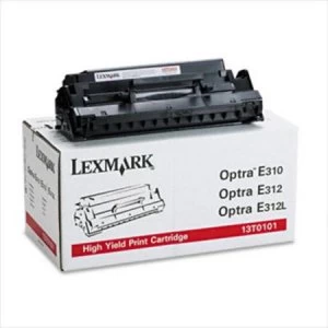 Image of Lexmark 13T0101 Black Laser Toner Ink Cartridge