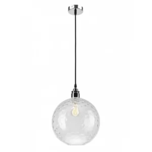 Image of Globe Pendant Ceiling Lights Transparent, 1x E27