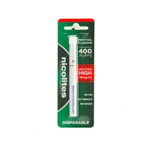Image of Nicolites High Strength Disposable E-Cigarette - Menthol