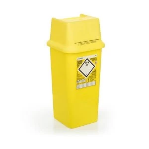 Image of Click Medical Sharpsafe 7 Litre Sharps Bin Yellow