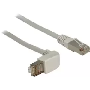 Image of Delock 83524 RJ45 Network cable, patch cable CAT 6 S/FTP 0.50 m Grey