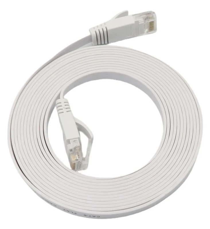 Image of Microconnect V-UTP6A03W-FLAT-LSZH networking cable White 3m Cat6a U/U