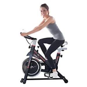 Image of HOMCOM Belt-Driven Exercise Bike with LCD Display-Black