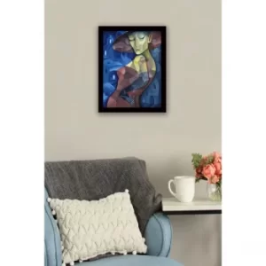 Image of SC0198 Multicolor Decorative Framed MDF Painting