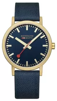 Image of Mondaine A660.30360.40SBQ Classic 40mm Blue Dial Blue Watch