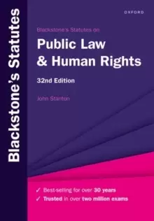 Image of Blackstone's Statutes on Public Law & Human Rights