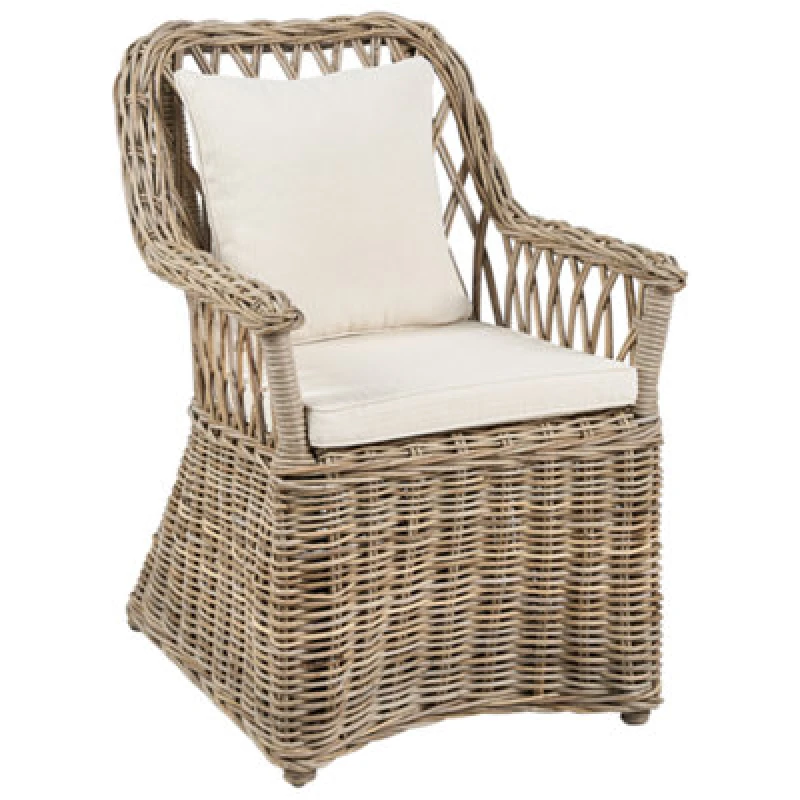 Image of Beliani Rattan Garden Chair Natural Maros Ii