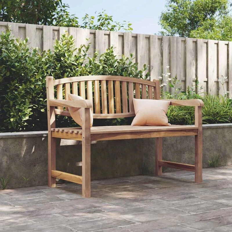 Image of VIDAXL Garden Bench 114x59x87cm Solid Teak Wood Vidaxl 8720845824709