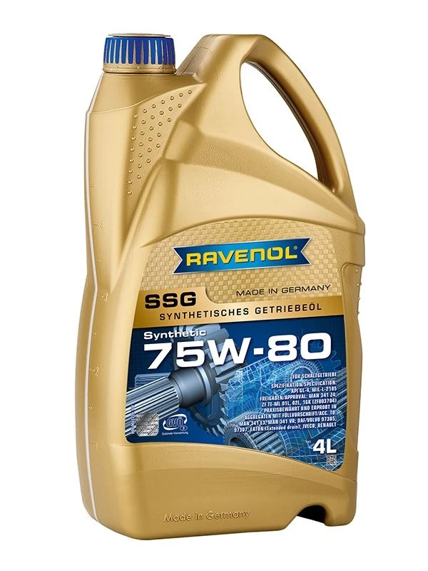 Image of RAVENOL 1221100-004-01-999 Transmission Oil 75W-80, Capacity: 4l Transmission Oil (1667)