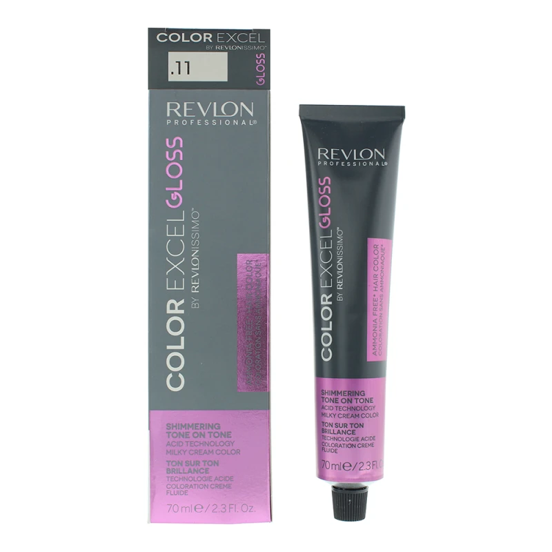 Image of Revlon Revlonissimo Colorsmetique Color Excel Gloss .11 Silver Ash Hair Colour 7