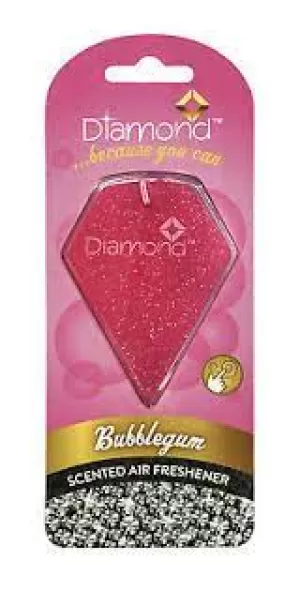Image of Bubblegum 2D (Pack Of 10) Diamond Air Freshener