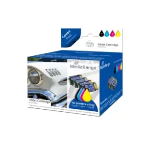 Image of MediaRange MRET89 ink cartridge 5 pc(s) Standard Yield Photo...
