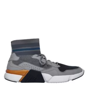 Image of Skechers Block Mens Trainers - Grey
