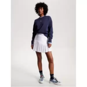 Image of Tommy Jeans Tjw Bxy XS Badge Crew - Blue