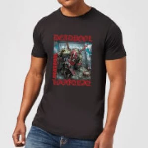 Image of Marvel Deadpool Here Lies Deadpool T-Shirt - Black
