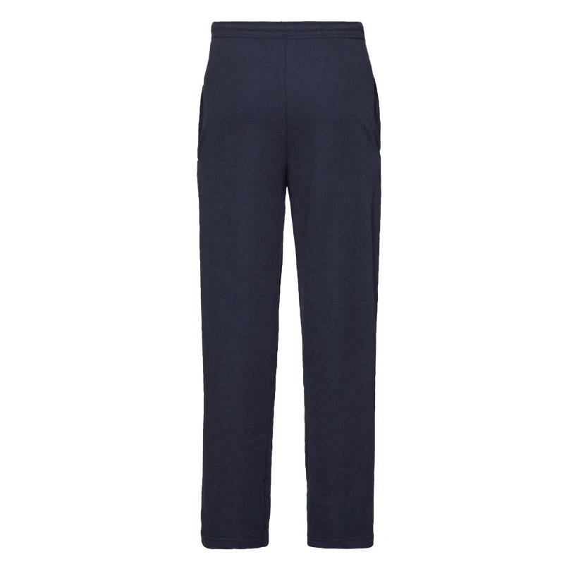 Image of Fruit Of The Loom Fruit of the Loom Men Lightweight Jogging Bottoms in Mid Navy Size: Small Mid Navy S Male 5063470402540