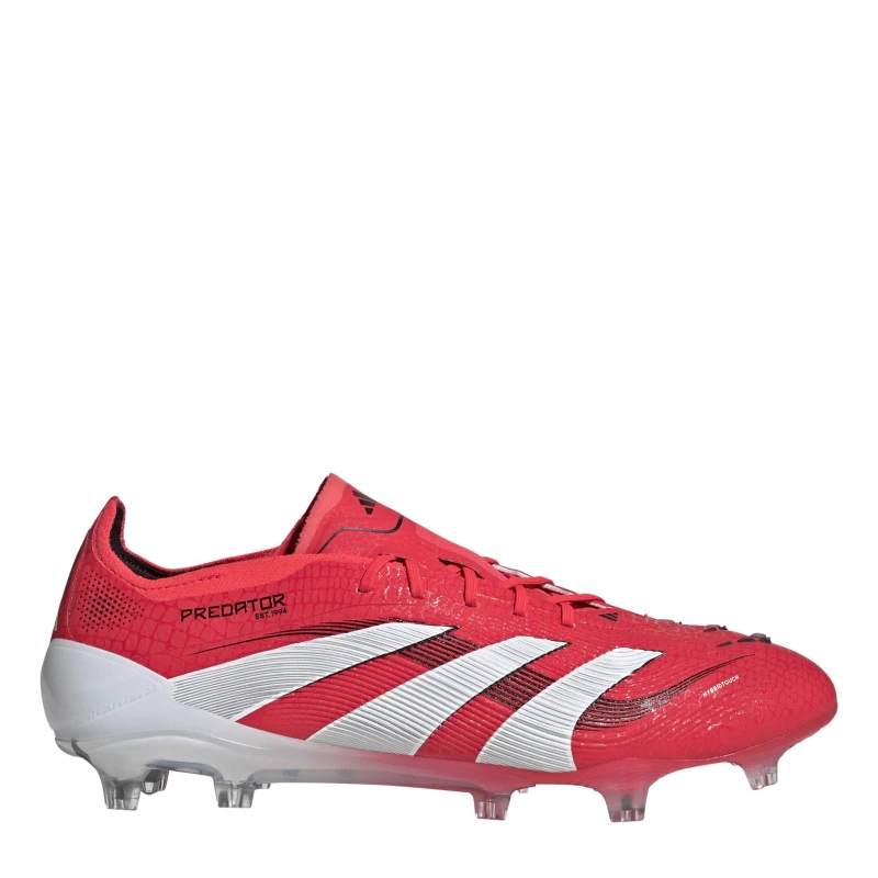Image of adidas Predator Elite Firm Ground Football Boots Red/White male 8 (42)