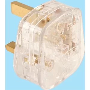 Image of Click PA340TR 13A Transparent Plug Clear