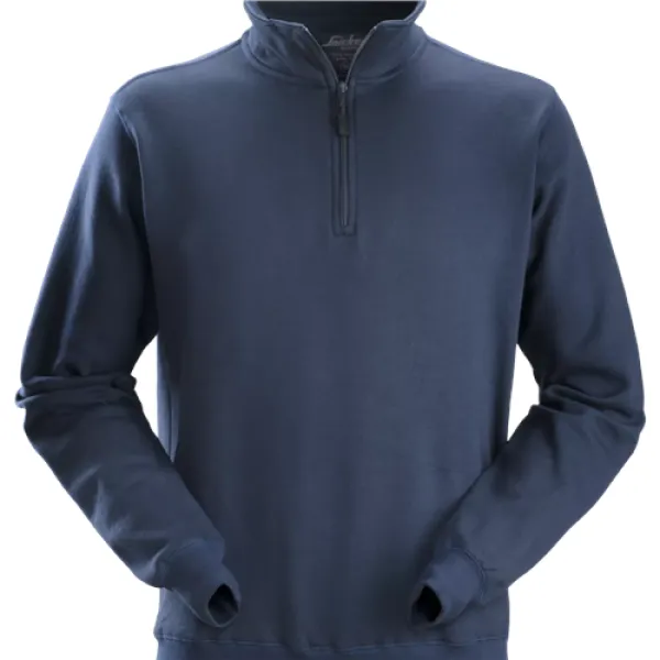 Image of Snickers 1/2 Zip Sweatshirt - Navy - M