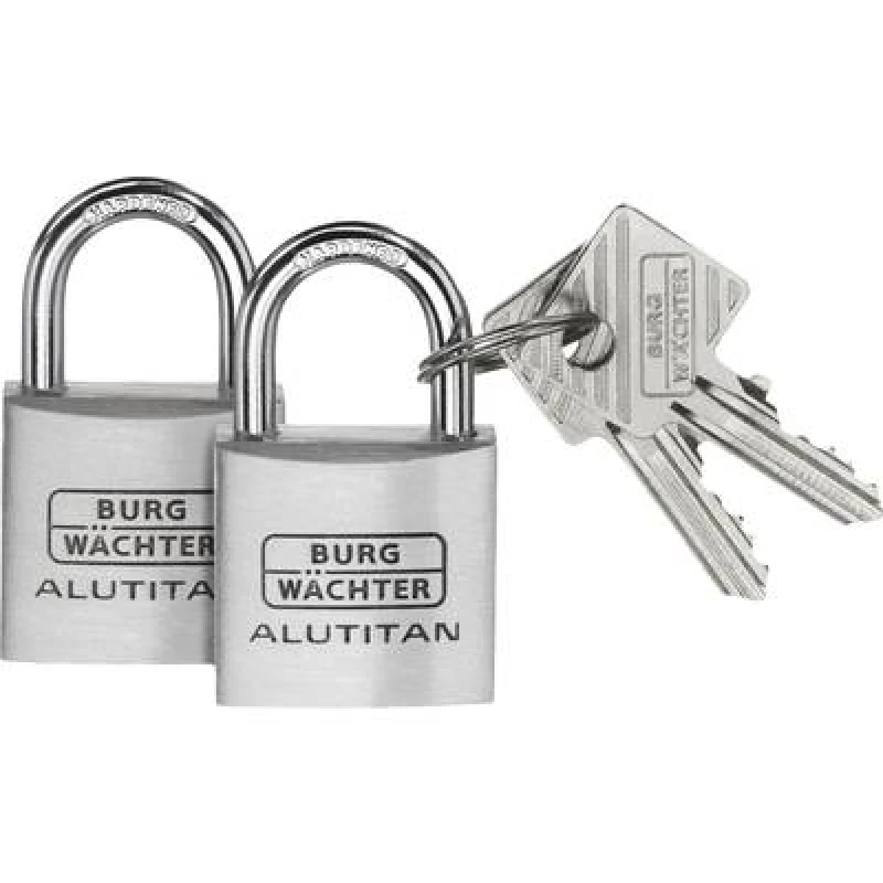 Image of Burg Waechter Burg Waechter 36161 Padlock 40.00 mm keyed-alike Aluminium Key 36161