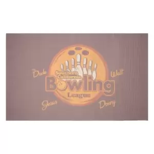 Image of Decorsome x The Big Lebowski Dude Bowling Woven Rug - Small