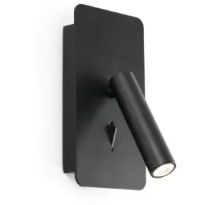 Image of Faro Lighting - Faro Suau - LED Black Reading Light High Power 3W 3000K