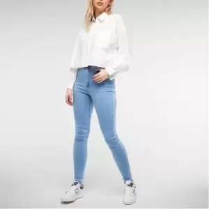 Image of Missguided Recycled Vice Skinny Jeans - Blue