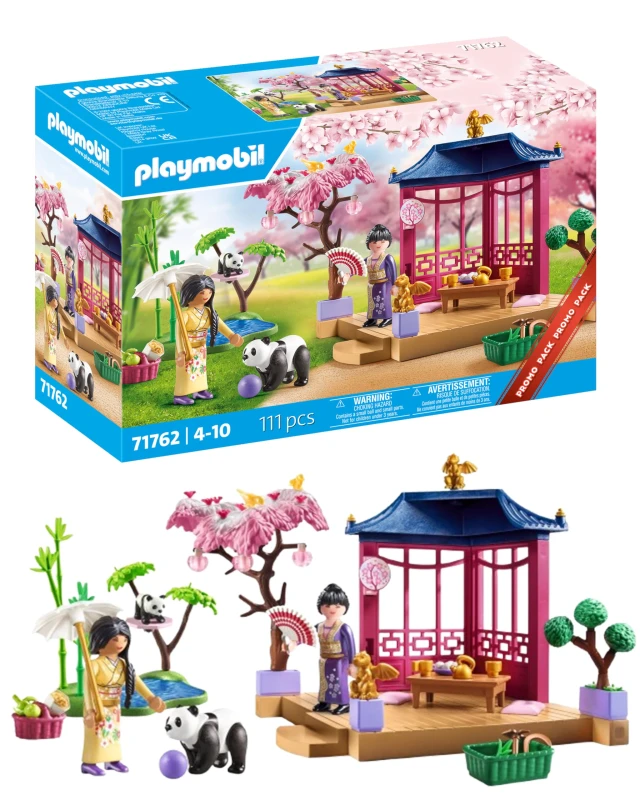 Image of PLAYMOBIL Playmobil My Life Asian garden with panda lining 71762 71762