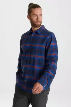 Image of Cotton Blend 'Wilmot' Long Sleeve Shirt