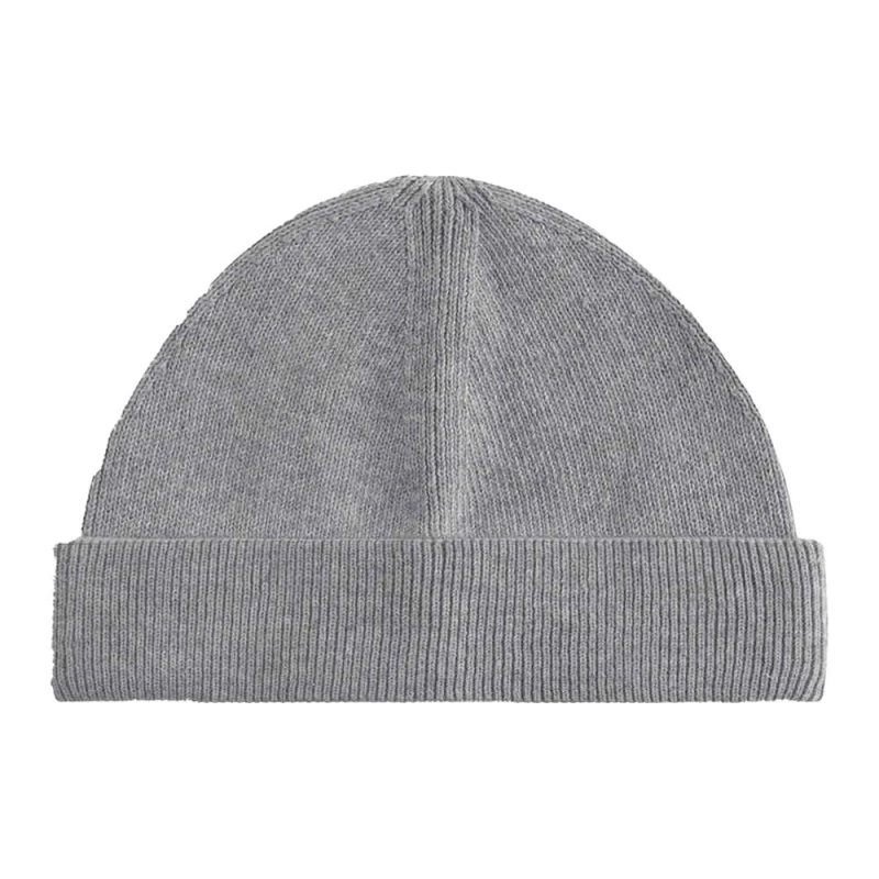 Image of Beechfield Mens Cotton Beanie in Grey Grey Male One Size