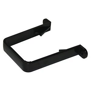 Image of FloPlast RCS1B Square Line Downpipe Pipe Clip - Black 68mm