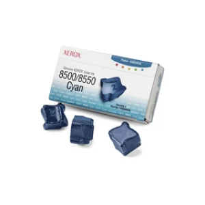 Image of Xerox 108R00669 Cyan Dry Ink Color Stix Multipack
