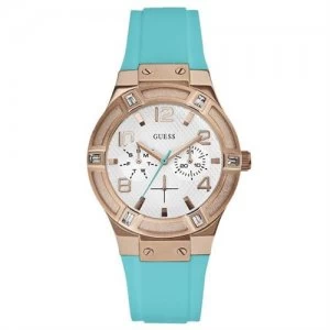 Image of Guess Ladies Jet Setter Gold Plated Watch - W0564L3