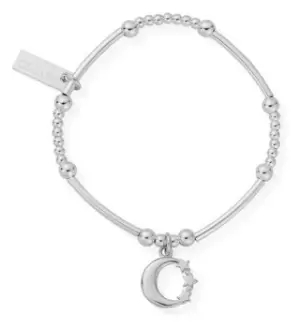 Image of ChloBo CSBCM580 Childrens Cute Moon And Stars Bracelet Jewellery